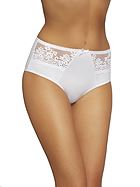 Classic briefs, lace inlays, slightly higher waist